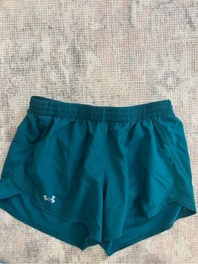 Under Armour Teal Blue Women's Athletic Running Shorts